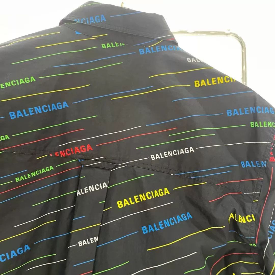Balenciaga Balenciaga Black Printed Short Jacket Size US S / EU 44-46 / 1 - 3 Thumbnail