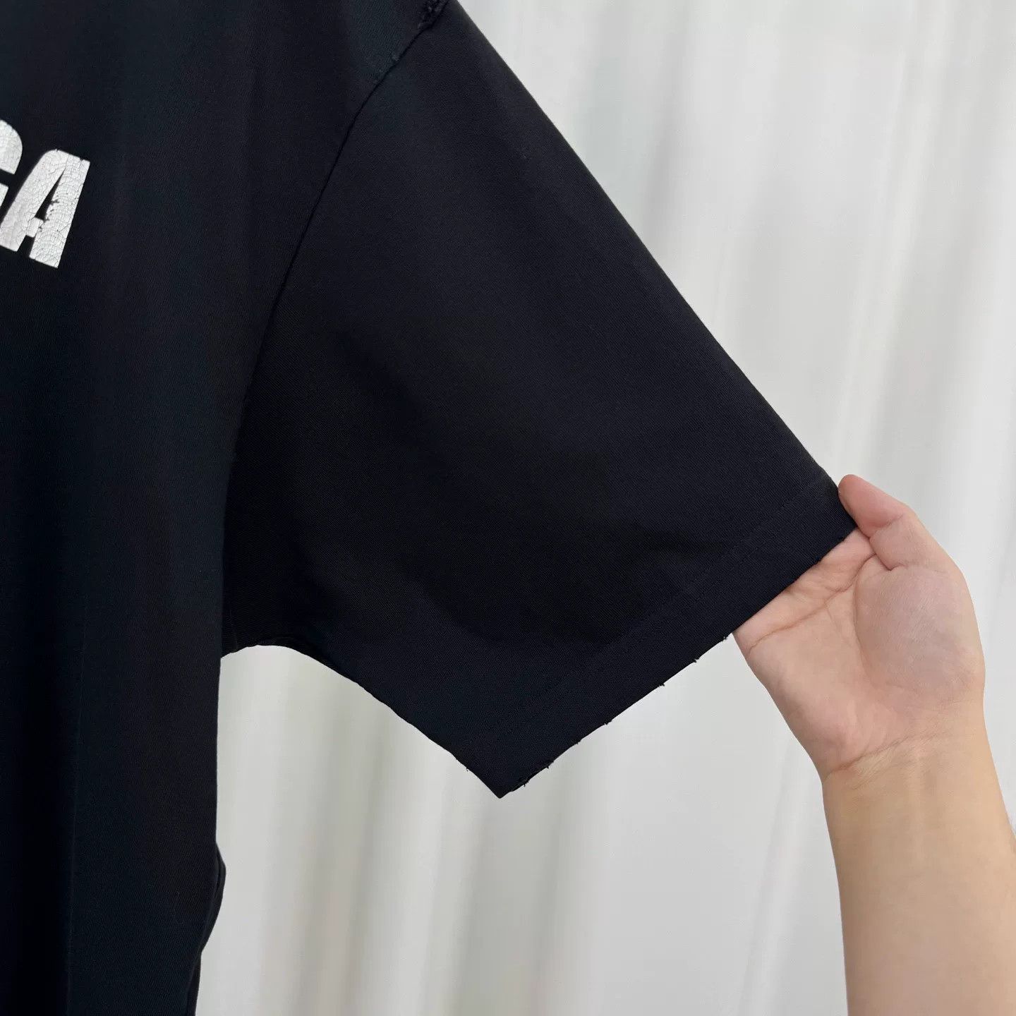 Balenciaga Balenciaga Cracked Logo Print T-shirt Size US XXS / EU 40 - 4 Thumbnail
