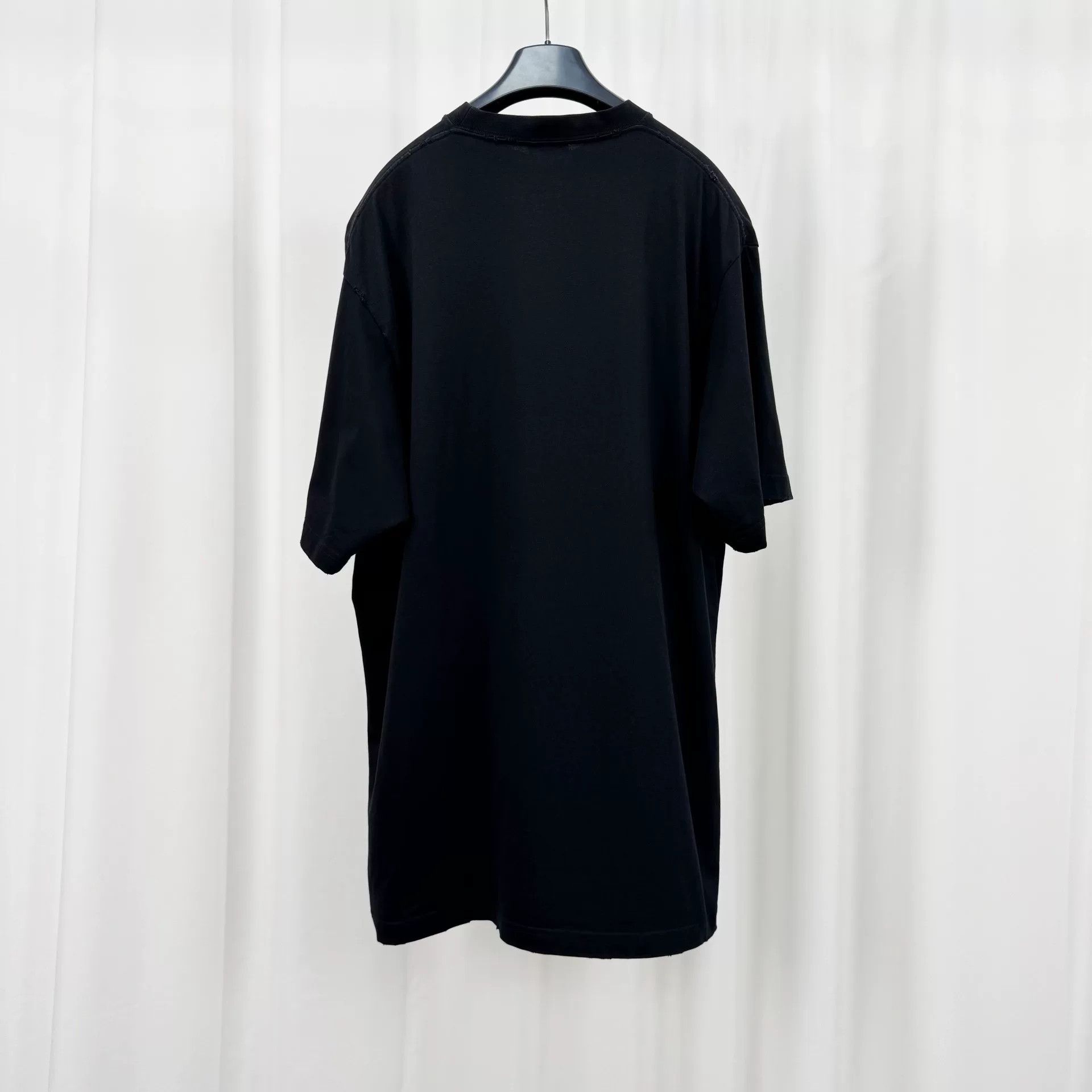 Balenciaga Balenciaga Cracked Logo Print T-shirt Size US XXS / EU 40 - 2 Thumbnail