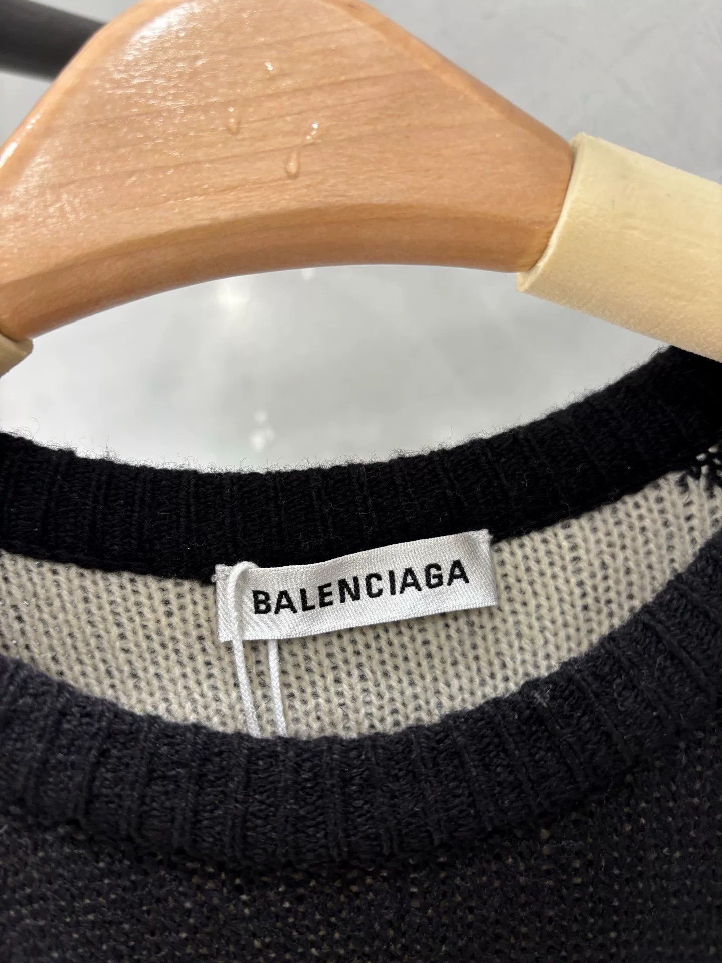 Balenciaga Balenciaga Logo Black Long Sweater Size US S / EU 44-46 / 1 - 4 Thumbnail