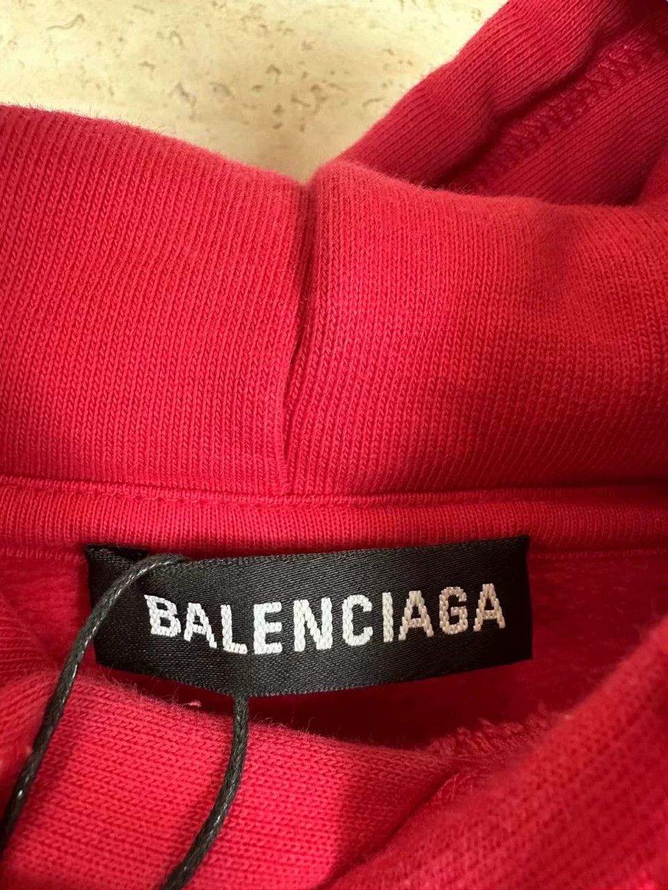 Balenciaga Balenciaga Red Crown Lock Hoodie S Size US S / EU 44-46 / 1 - 4 Thumbnail