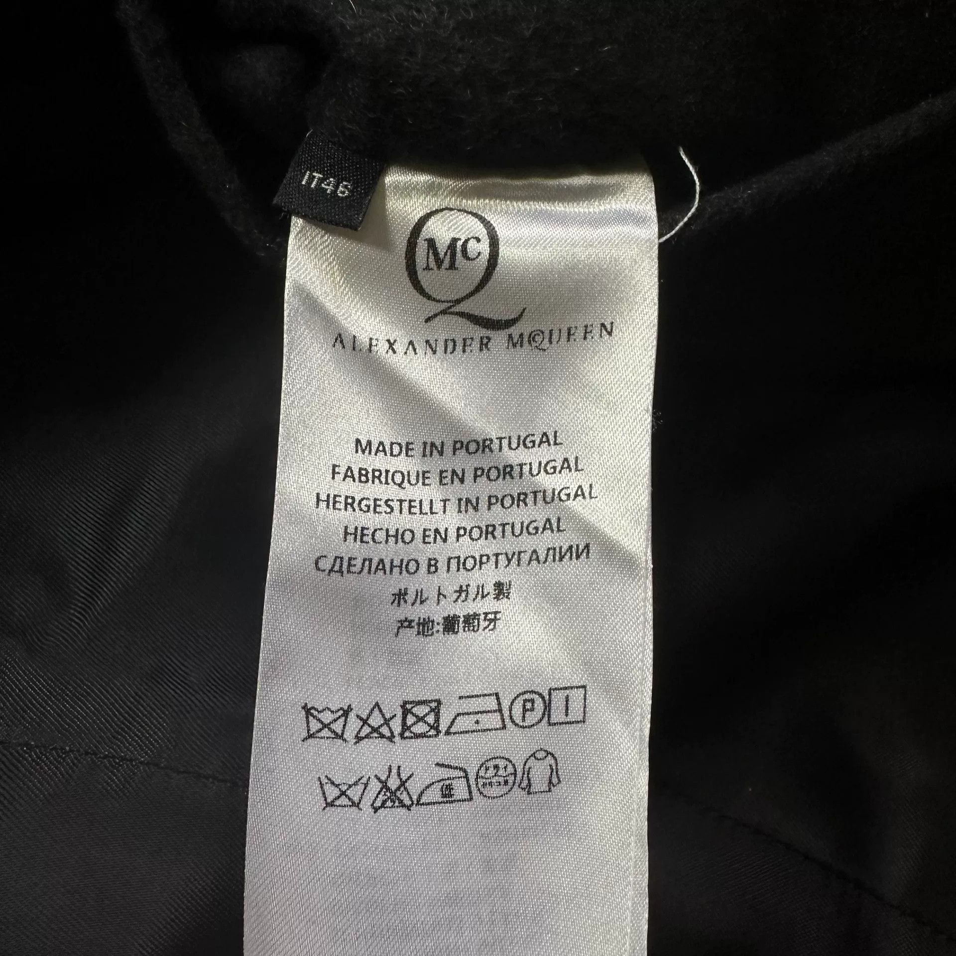 Alexander McQueen Alexander McQueen Black Leather Collar Coat Size US M / EU 48-50 / 2 - 7 Thumbnail