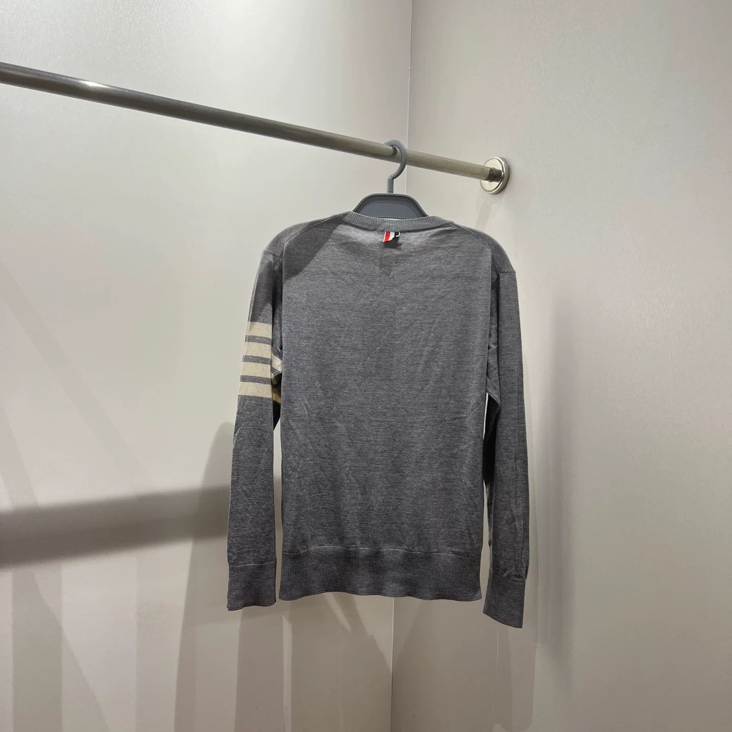 Thom Browne Thom Browne Classic 4-Bar Long Sleeve Sweater Size US S / EU 44-46 / 1 - 2 Thumbnail