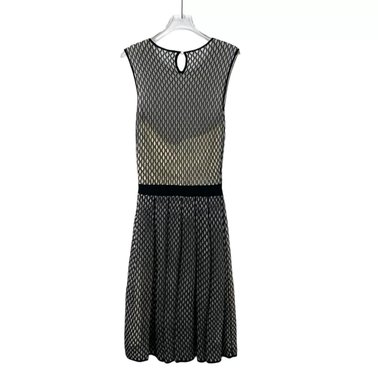 Dior Dior Color Block Lace Dress Sleeveless 38 Size US 38 / EU 54 - 2 Thumbnail