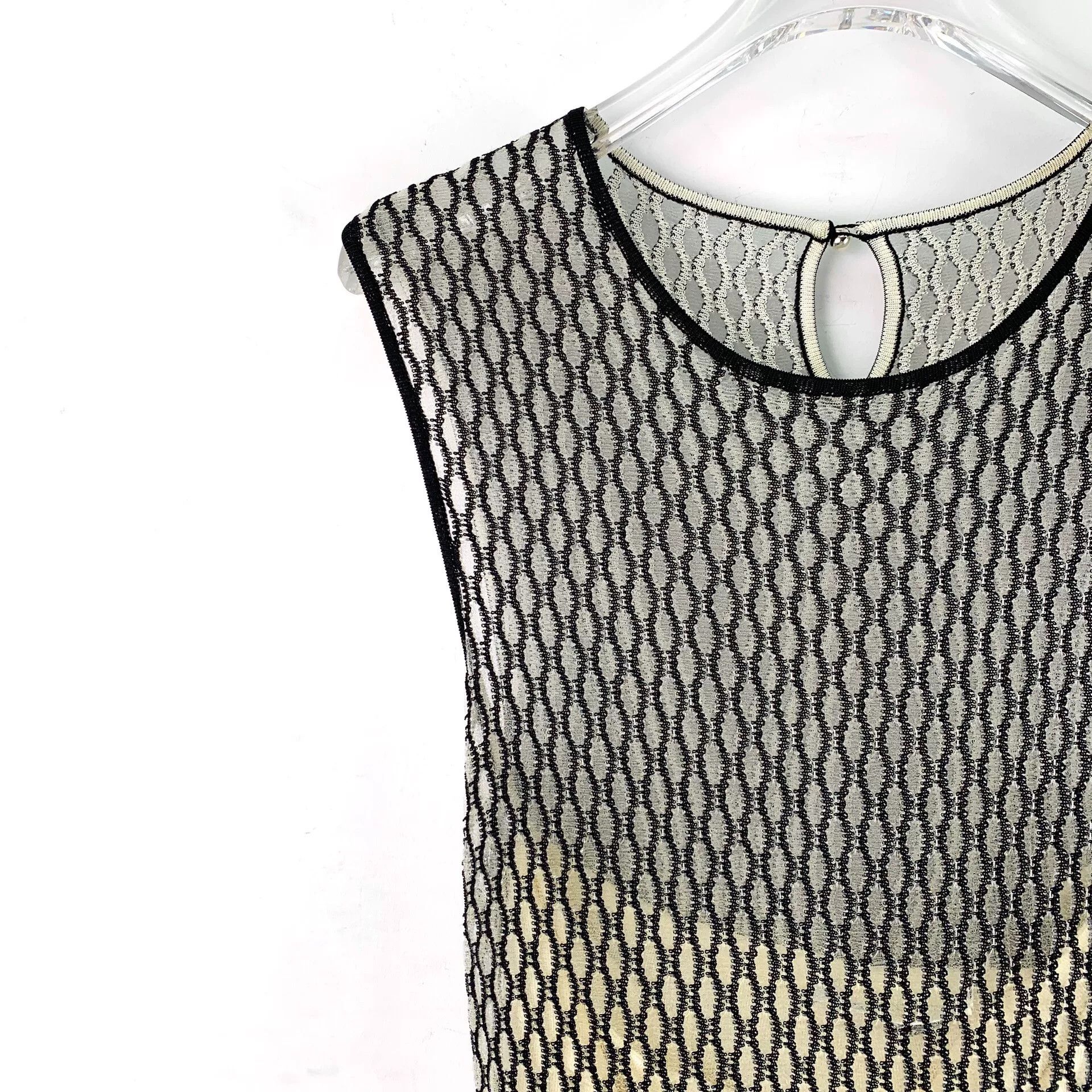 Dior Dior Color Block Lace Dress Sleeveless 38 Size US 38 / EU 54 - 3 Thumbnail