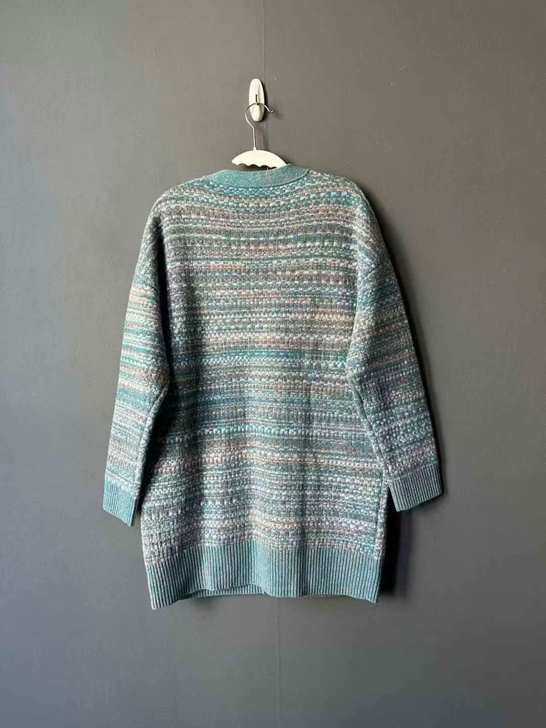 Loewe loewe knitted cardigan in blue hues Size US XS / EU 42 / 0 - 2 Thumbnail
