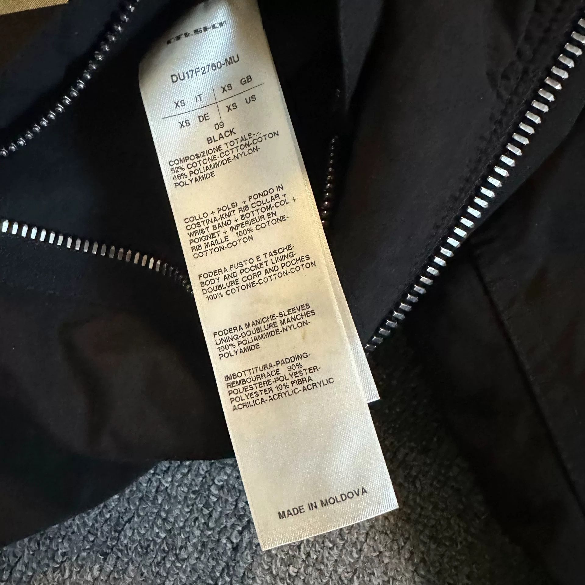 Rick Owens rick owens drkshdw ma-1 bomber jacket Size US XS / EU 42 / 0 - 6 Thumbnail