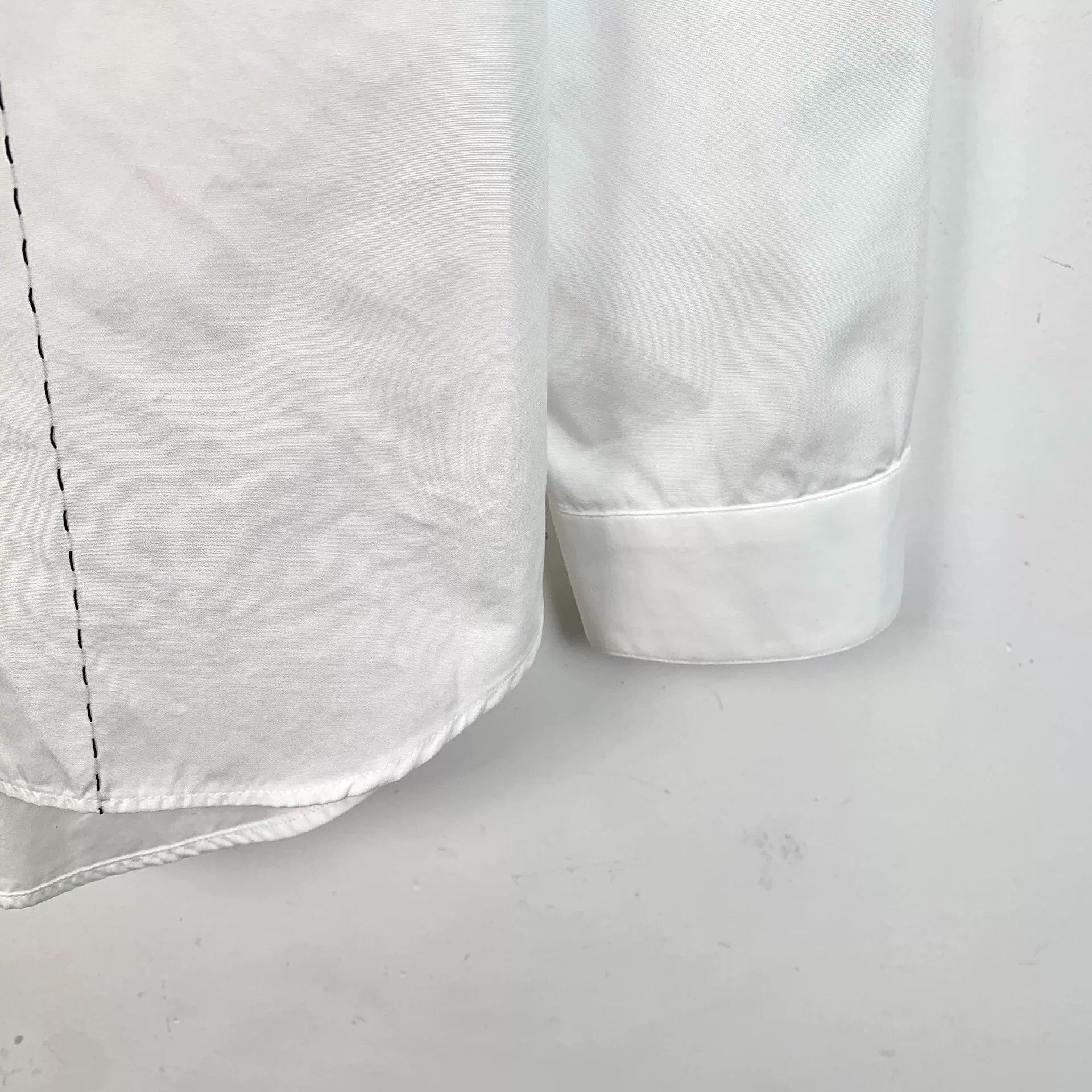 Dior white cotton long sleeve shirt by dior Size US M / EU 48-50 / 2 - 4 Thumbnail