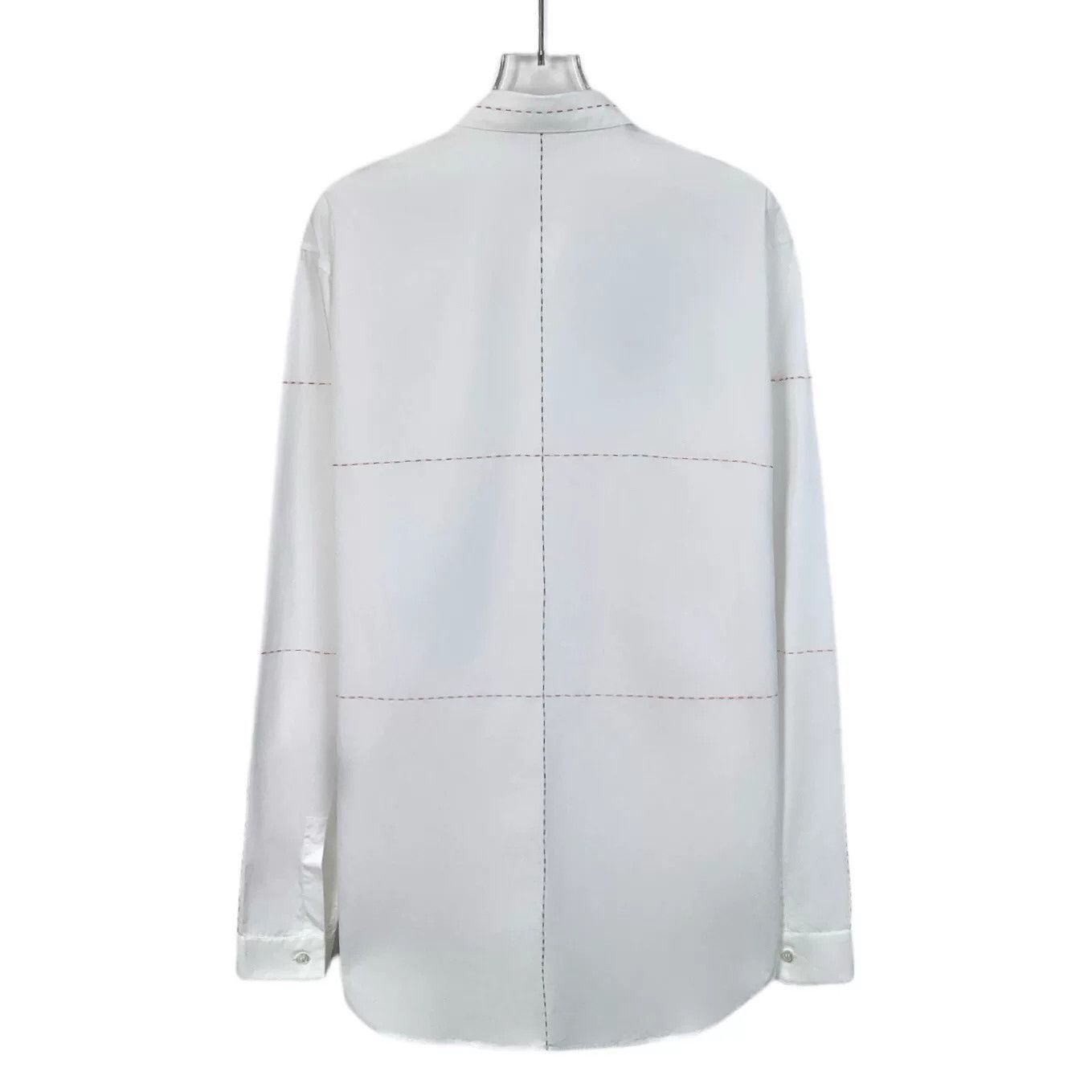 Dior white cotton long sleeve shirt by dior Size US M / EU 48-50 / 2 - 2 Thumbnail