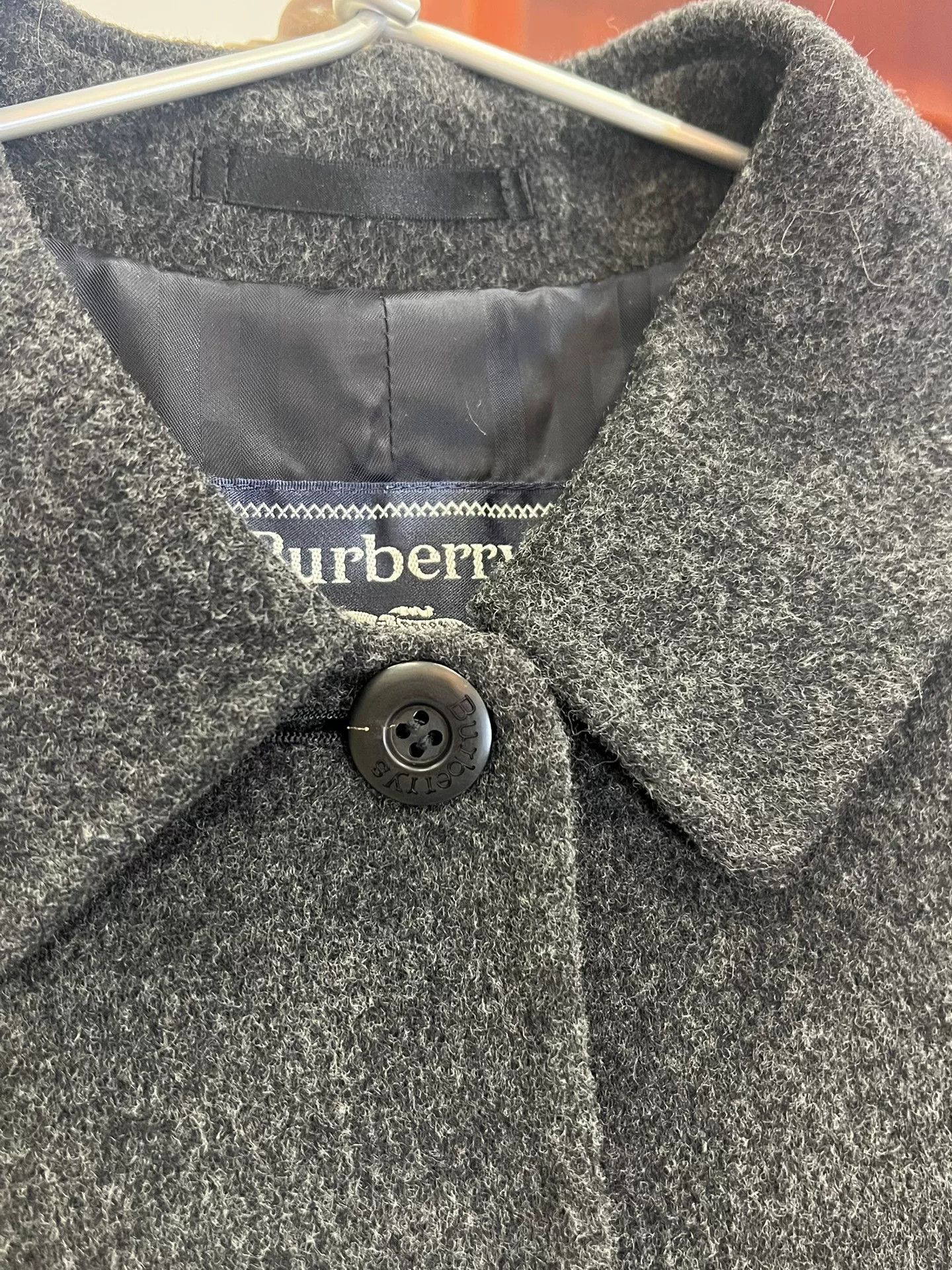 Burberry Burberry Vintage Gray Wool Cashmere Coat Size US M / EU 48-50 / 2 - 4 Thumbnail