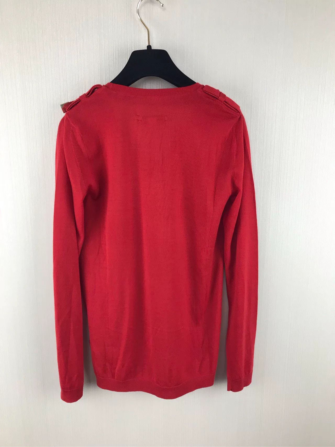 Burberry Burberry Red Wool Knit Sweater Size US S / EU 44-46 / 1 - 2 Thumbnail