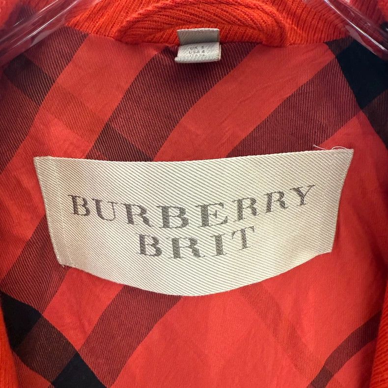 Burberry Burberry Red Wool Peacoat Size S Size US S / EU 44-46 / 1 - 5 Thumbnail