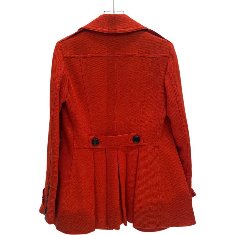 Burberry Burberry Red Wool Peacoat Size S Size US S / EU 44-46 / 1 - 2 Thumbnail