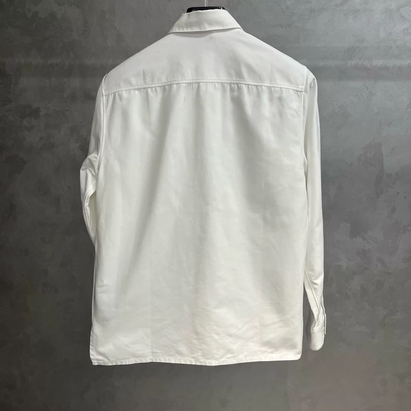 Dior dior cream white logo long sleeve shirt Size US M / EU 48-50 / 2 - 5 Thumbnail