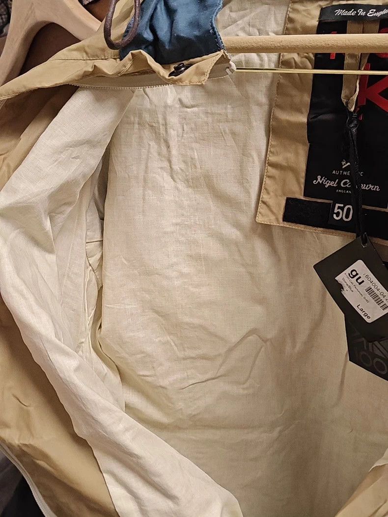 Nigel Cabourn Nigel Cabourn K100 Waxed Hooded Jacket Size US L / EU 52-54 / 3 - 7 Thumbnail