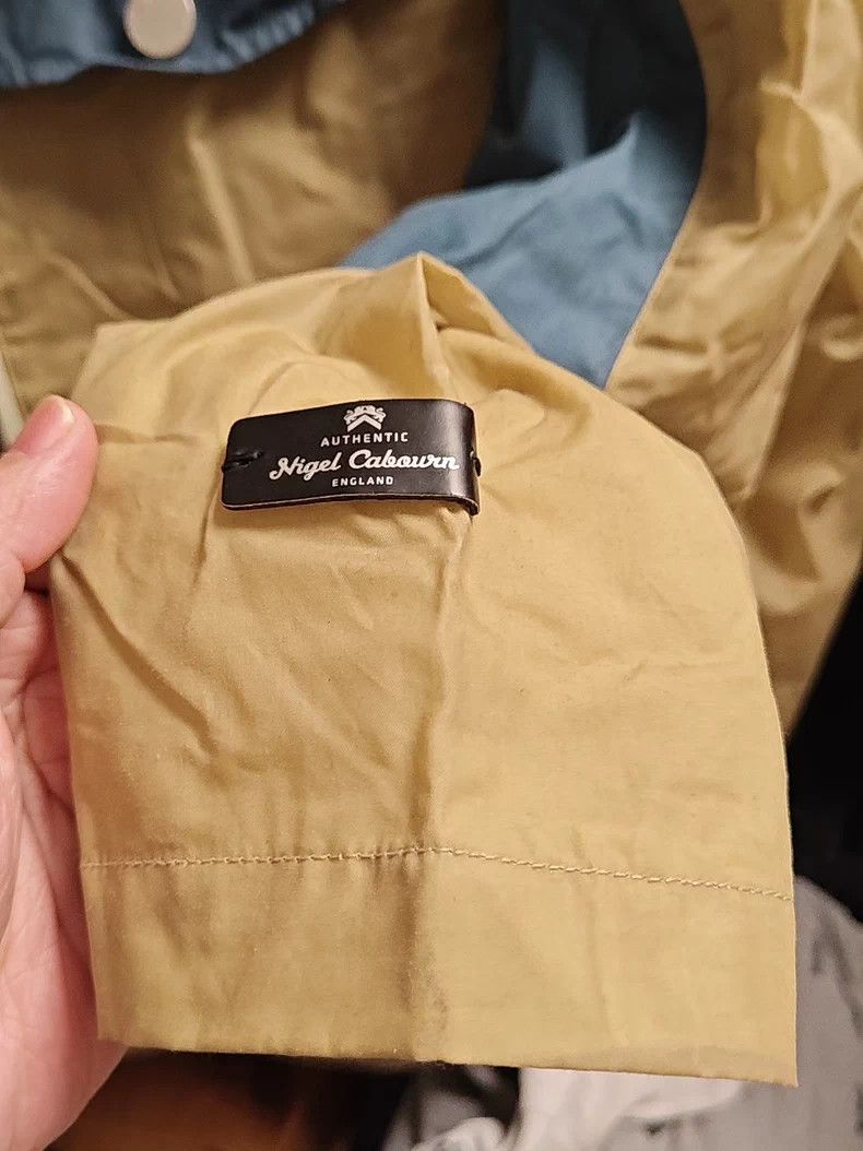 Nigel Cabourn Nigel Cabourn K100 Waxed Hooded Jacket Size US L / EU 52-54 / 3 - 9 Thumbnail