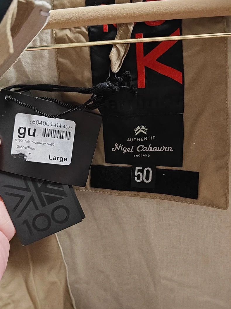 Nigel Cabourn Nigel Cabourn K100 Waxed Hooded Jacket Size US L / EU 52-54 / 3 - 6 Thumbnail