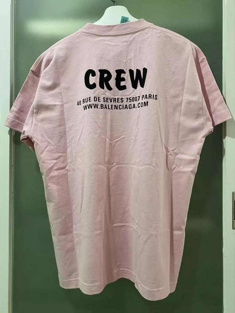 Balenciaga Balenciaga Crew Letter Print T-shirt Size US S / EU 44-46 / 1 - 2 Thumbnail