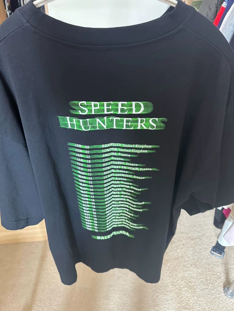 Balenciaga Balenciaga Speed Portrait Logo Tee Size US M / EU 48-50 / 2 - 2 Thumbnail