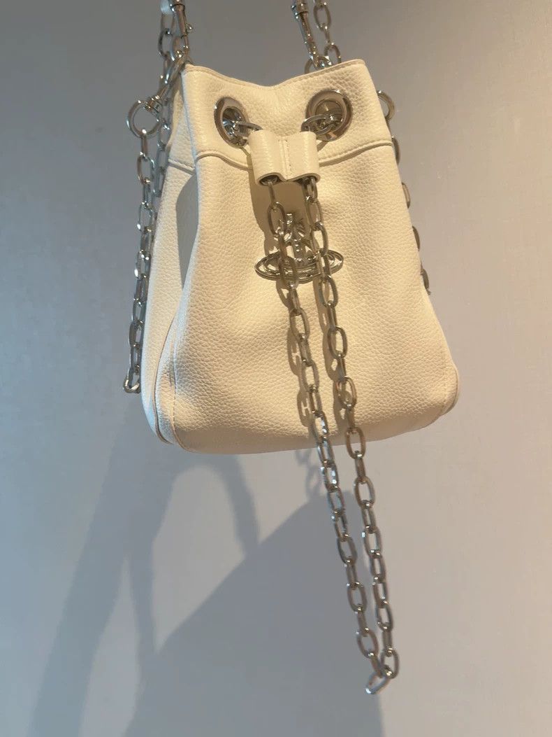 Vivienne Westwood Vivienne Westwood White Bucket Bag Size ONE SIZE - 2 Thumbnail