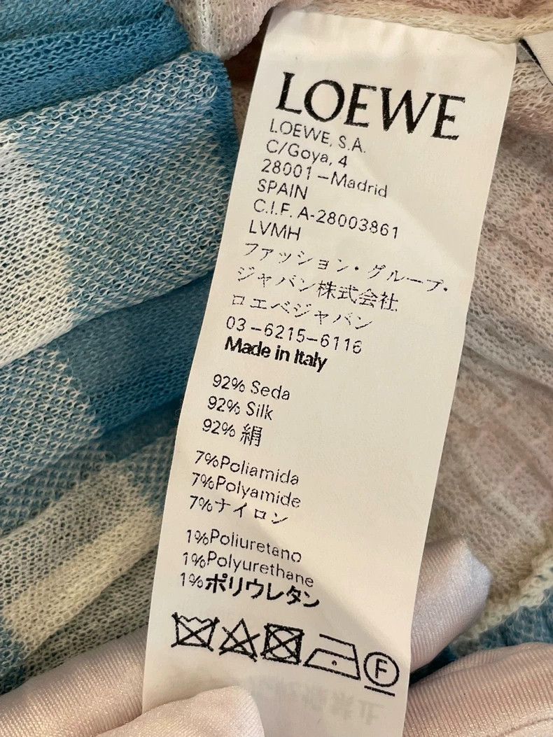 Loewe Loewe Colorblock Silk Short-Sleeve T-shirt Size US M / EU 48-50 / 2 - 6 Thumbnail