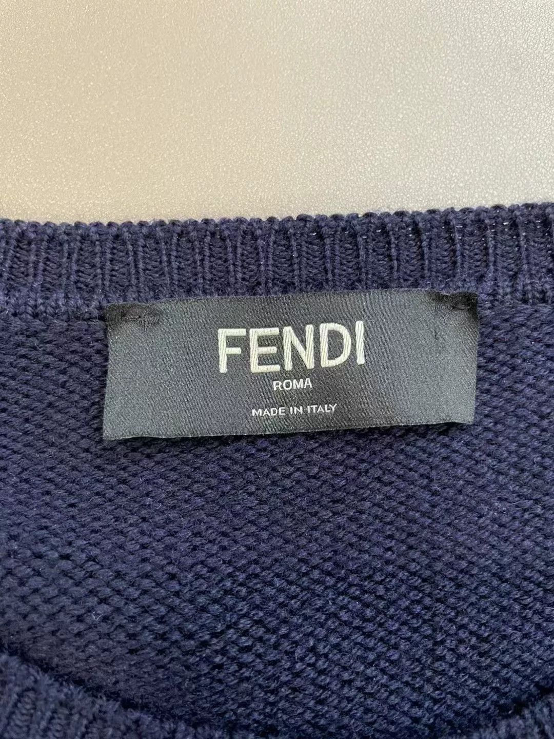 Fendi Fendi Unisex Long Sleeve Knit Sweater Size US M / EU 48-50 / 2 - 4 Thumbnail