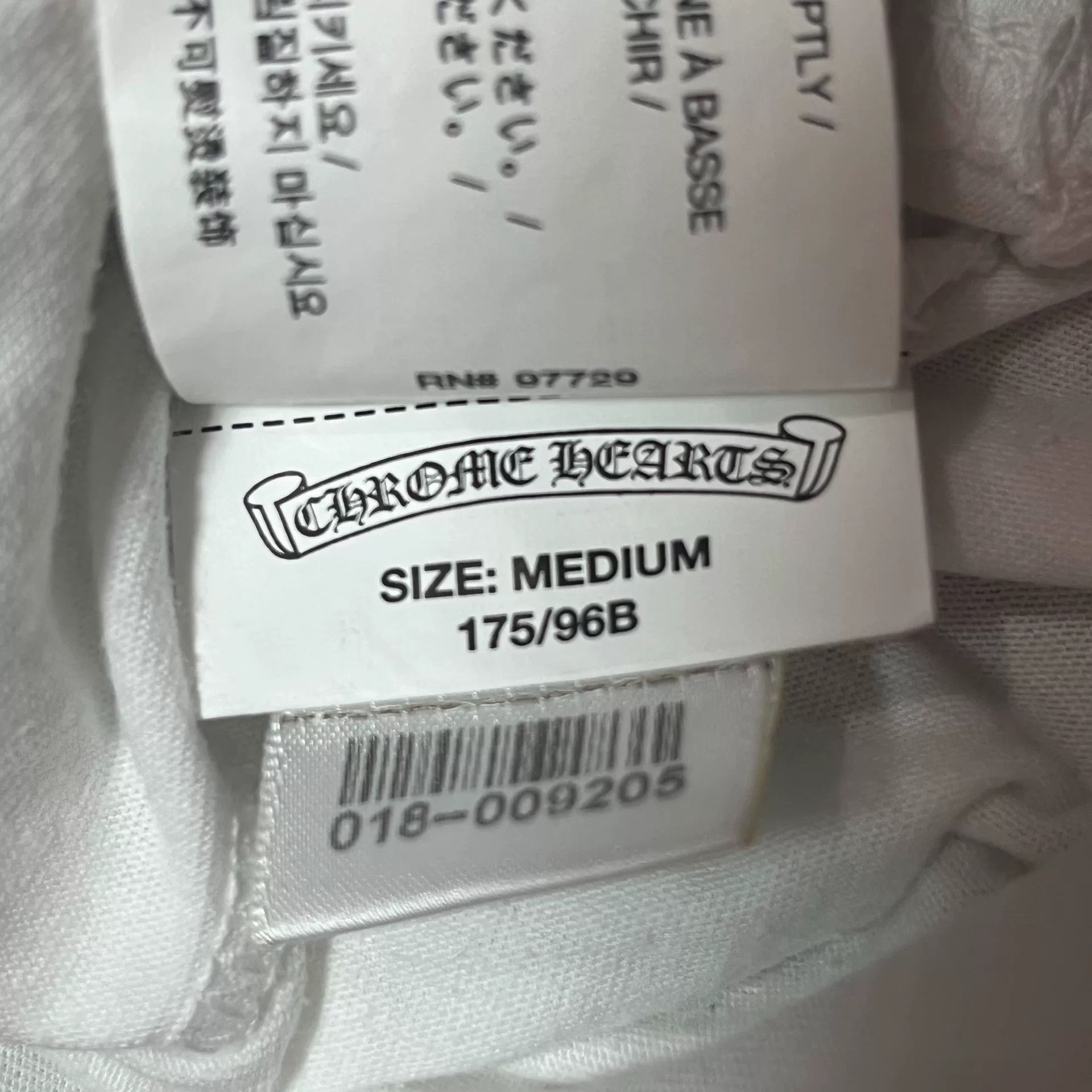 Chrome Hearts Chrome Hearts Back Logo Short Sleeve T-Shirt Size US M / EU 48-50 / 2 - 5 Thumbnail