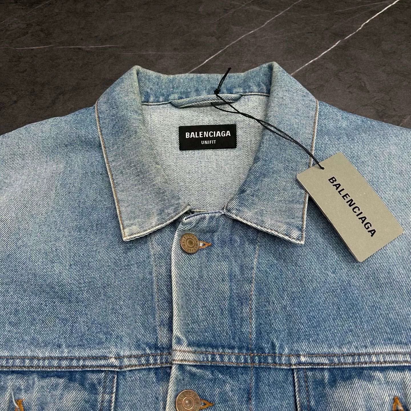 Balenciaga Balenciaga Denim Jacket Double Breasted Size US M / EU 48-50 / 2 - 4 Thumbnail