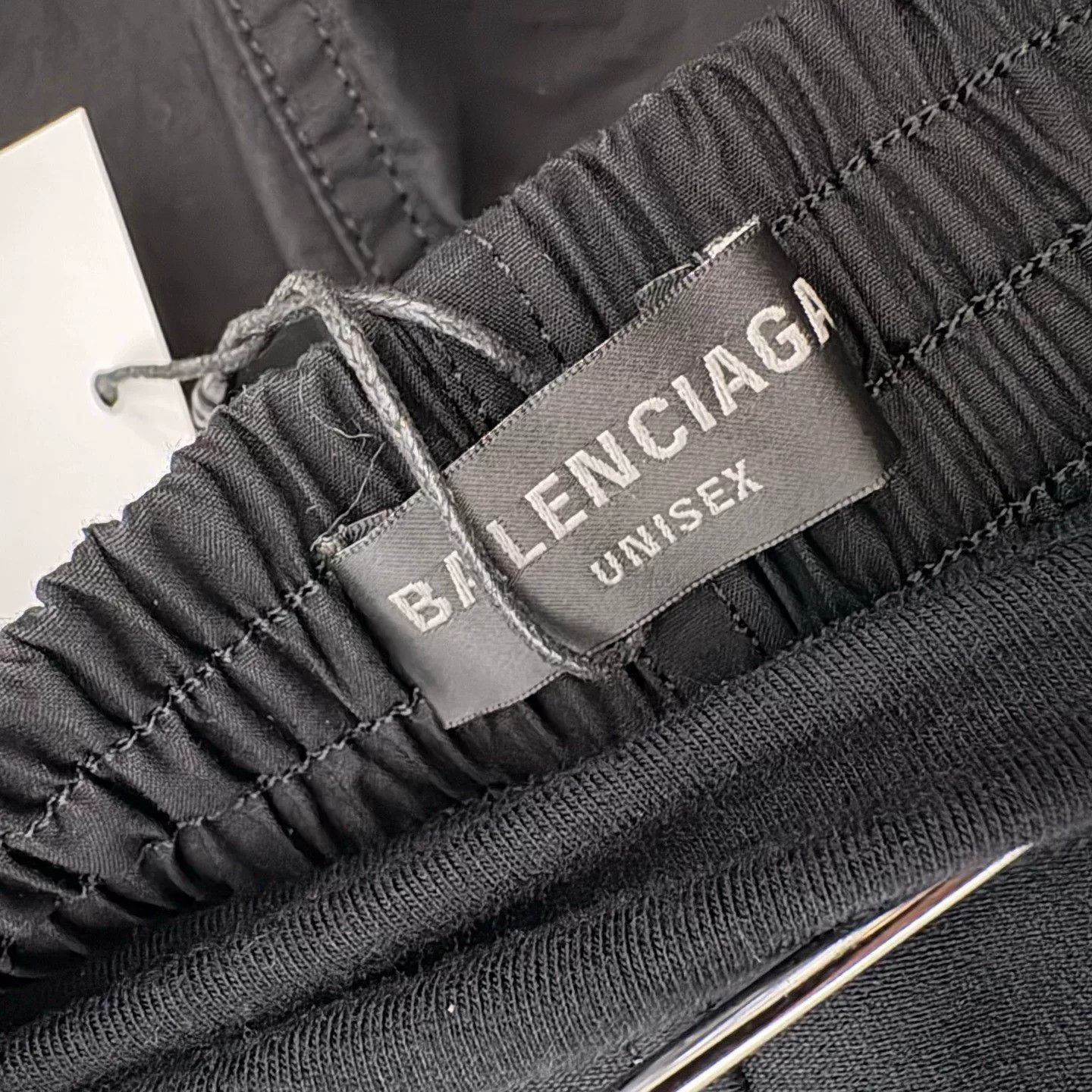 Balenciaga Balenciaga Black Nylon Double Waist Shorts Size US 26 / EU 42 - 3 Thumbnail