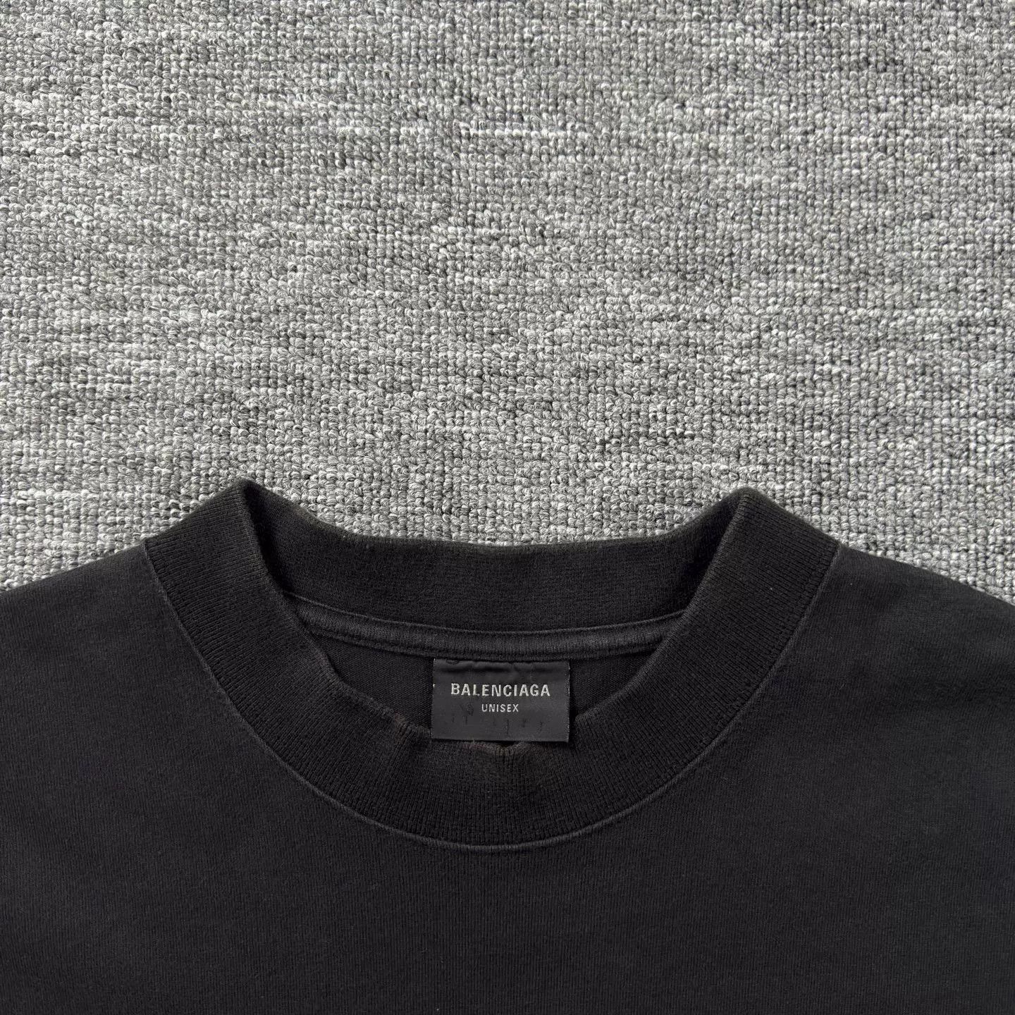 Balenciaga Balenciaga Black Crystal Double B T-shirt Size US S / EU 44-46 / 1 - 3 Thumbnail