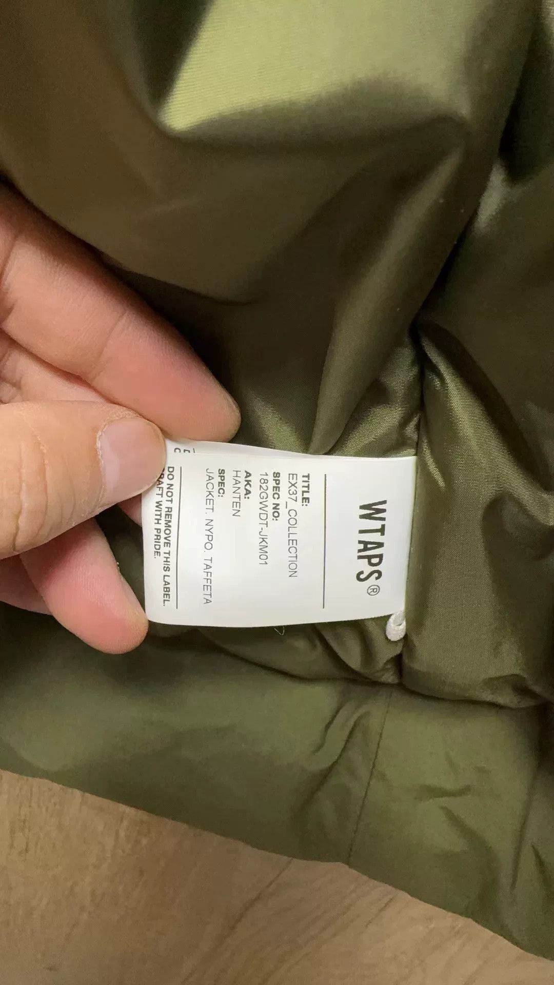 Wtaps WTAPS 18AW HANTEN Cotton Coat Size US M / EU 48-50 / 2 - 3 Thumbnail