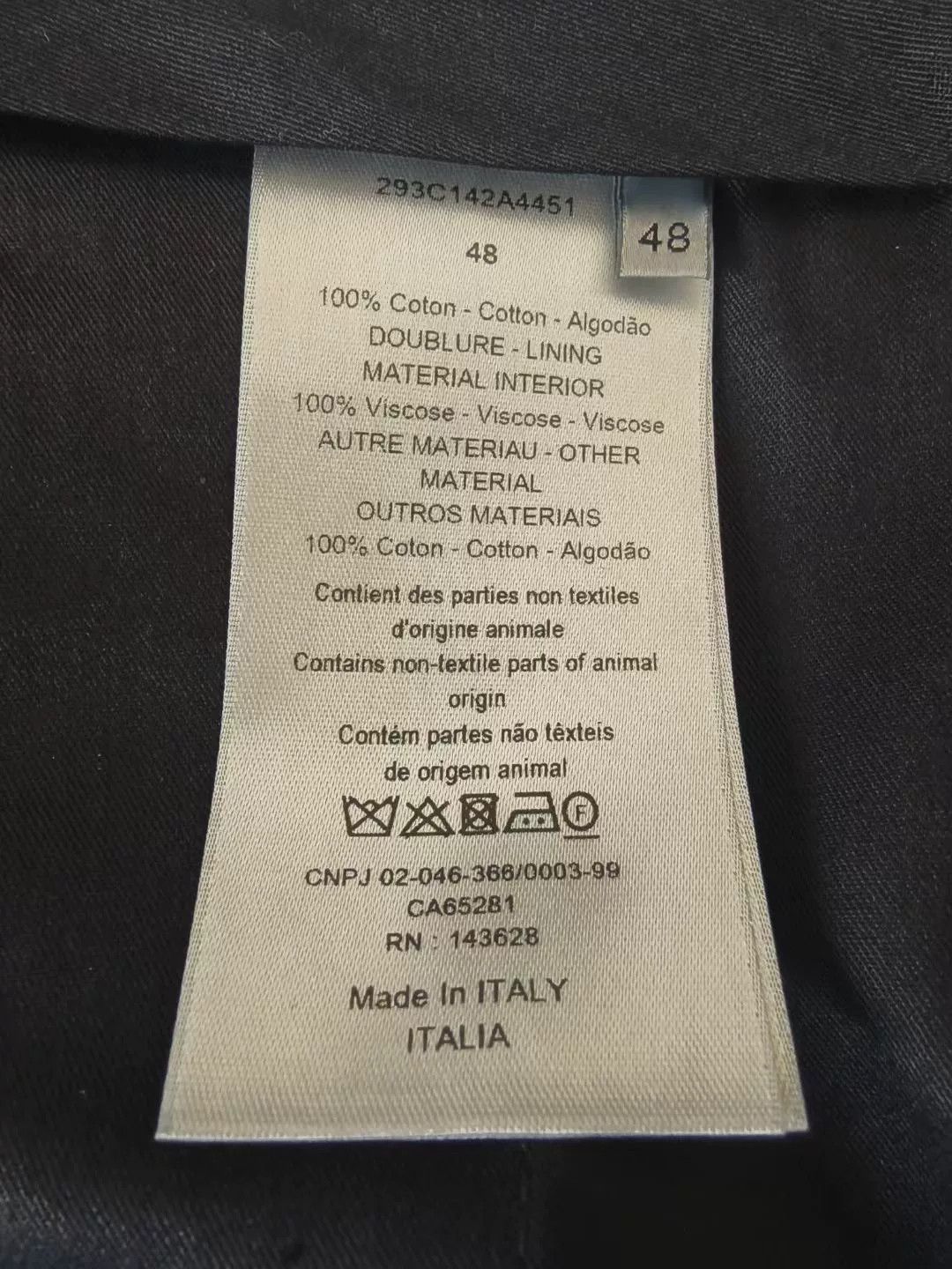 Dior Dior Black Rose Cuffed Cropped Trousers Size US 44 / EU 60 - 4 Thumbnail