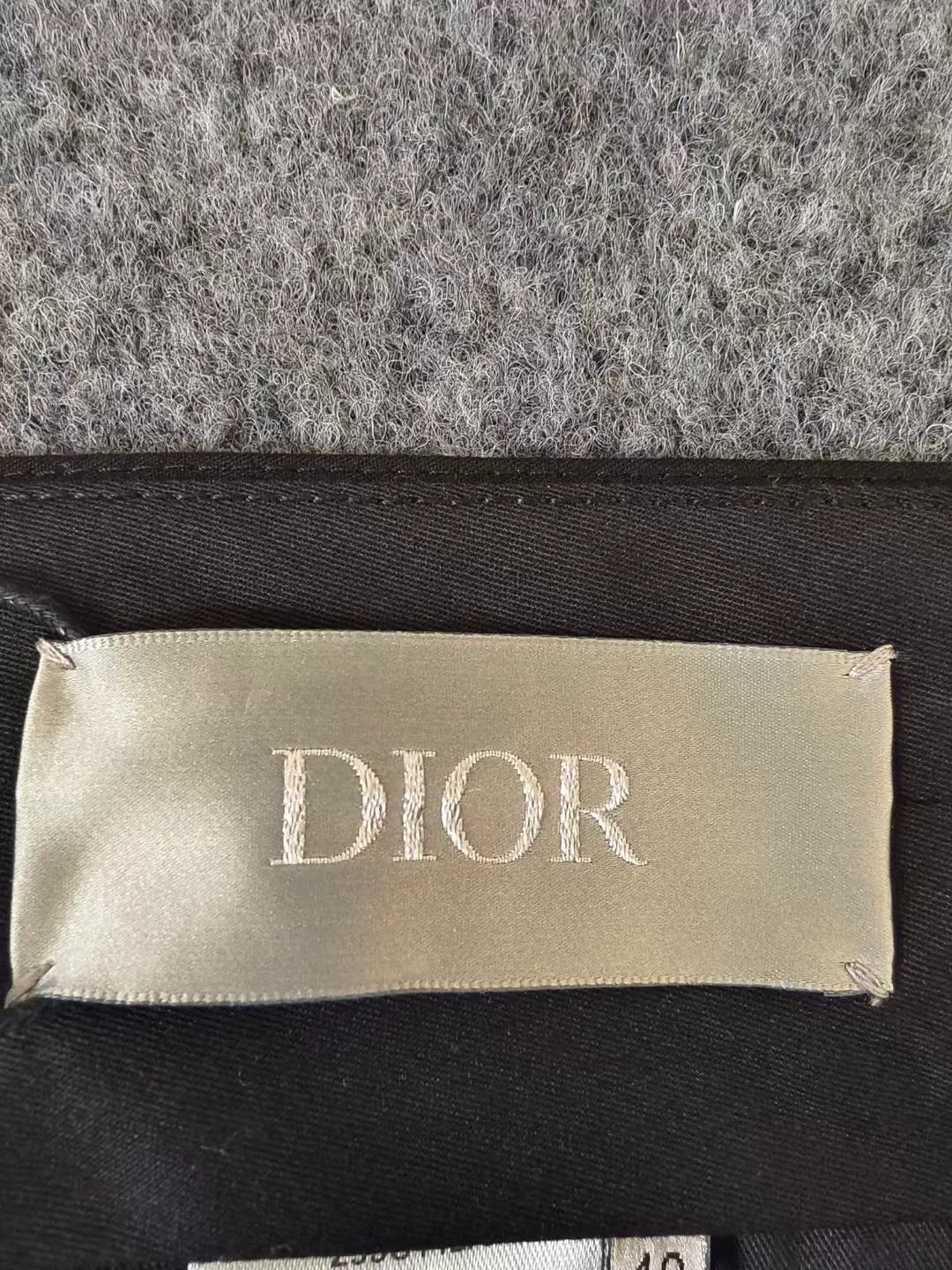 Dior Dior Black Rose Cuffed Cropped Trousers Size US 44 / EU 60 - 3 Thumbnail