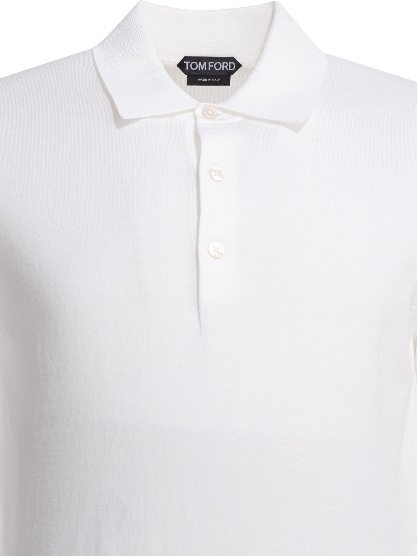 Tom Ford Cotton Knit Polo Shirt Size US L / EU 52-54 / 3 - 3 Thumbnail