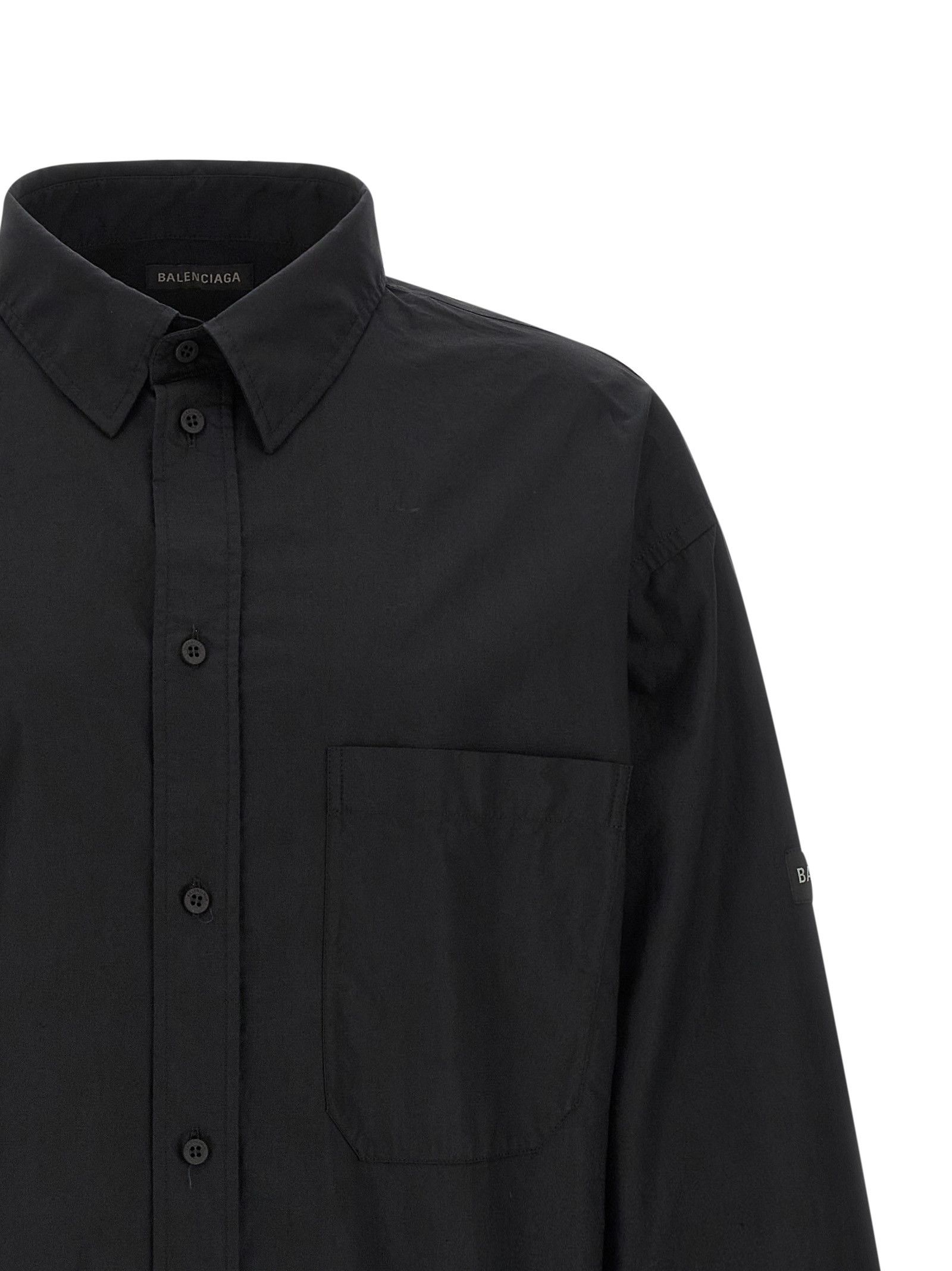 Balenciaga Logo Patch Shirt Size US S / EU 44-46 / 1 - 3 Thumbnail