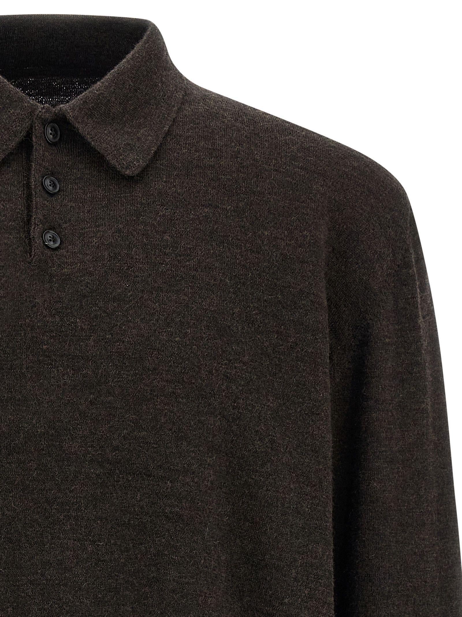 Maison Margiela Suede Patch Polo Shirt Size US L / EU 52-54 / 3 - 3 Thumbnail