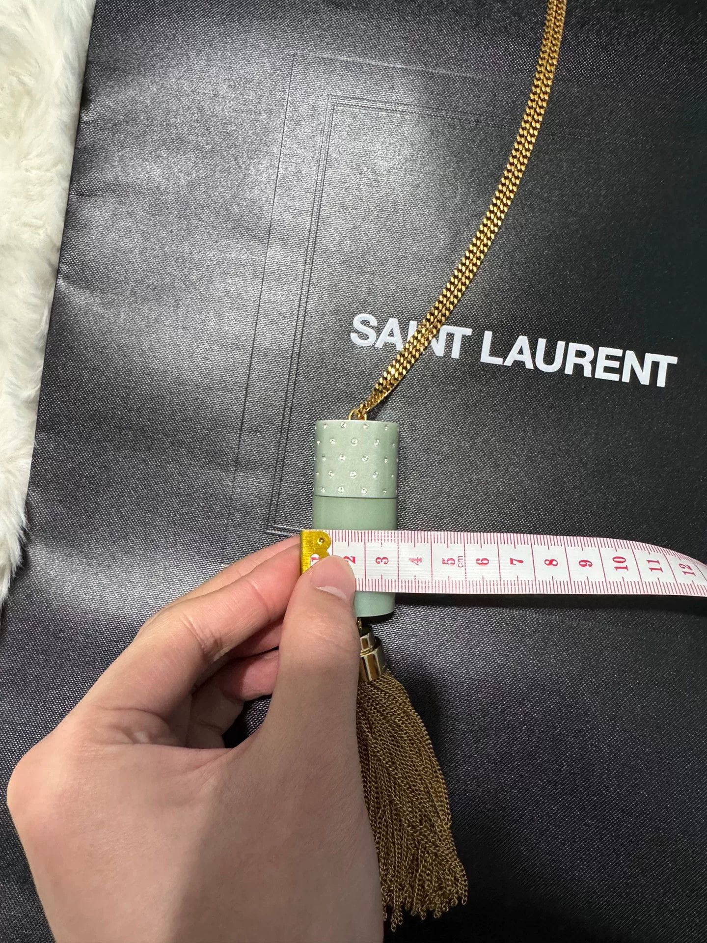 Saint Laurent Paris saint laurent crystal tassel necklace Size ONE SIZE - 5 Thumbnail