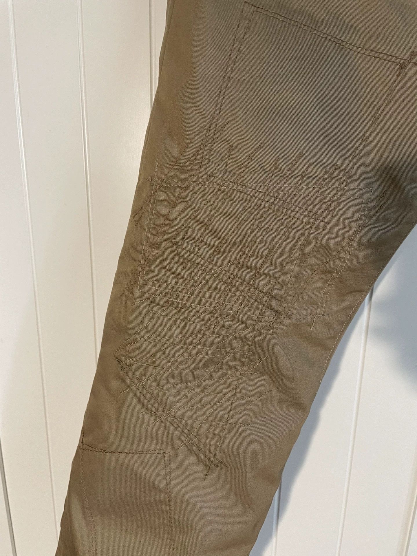 Junya Watanabe Embroidered Khaki Pants by Junya Watanabe MAN Size US 28 / EU 44 - 4 Thumbnail
