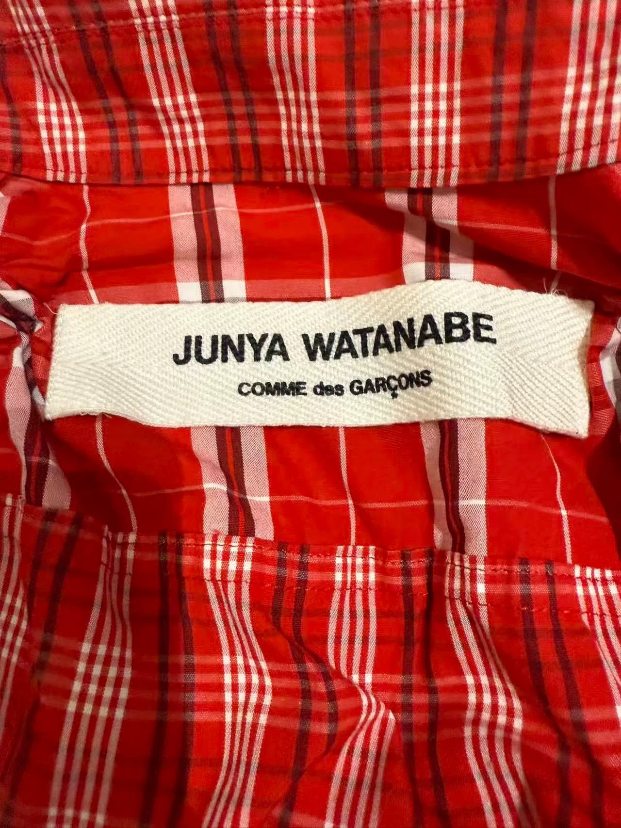 Junya Watanabe junya Watanabe red plaid zip jacket Size US M / EU 48-50 / 2 - 3 Thumbnail