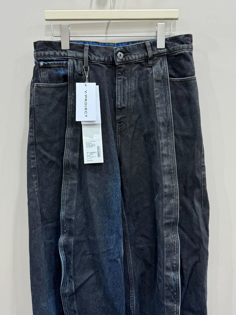 Yohji Yamamoto Y/project Double Layer Banana Jeans Size US 31 - 3 Thumbnail