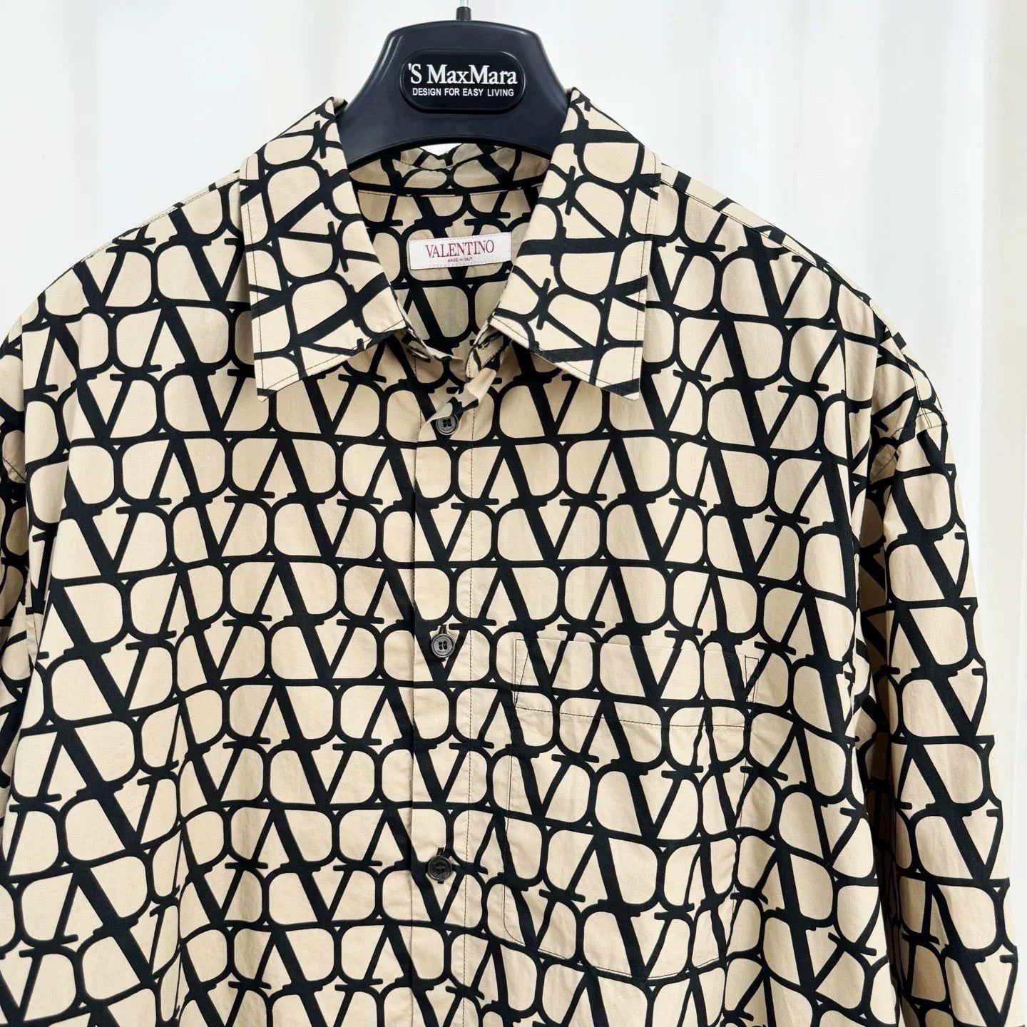 Valentino Valentino Logo Print Shirt Jacket Size US M / EU 48-50 / 2 - 3 Thumbnail