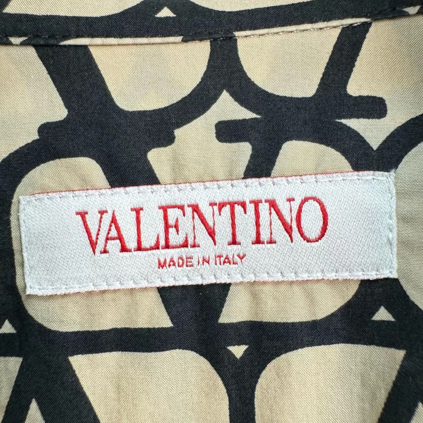 Valentino Valentino Logo Print Shirt Jacket Size US S / EU 44-46 / 1 - 5 Thumbnail