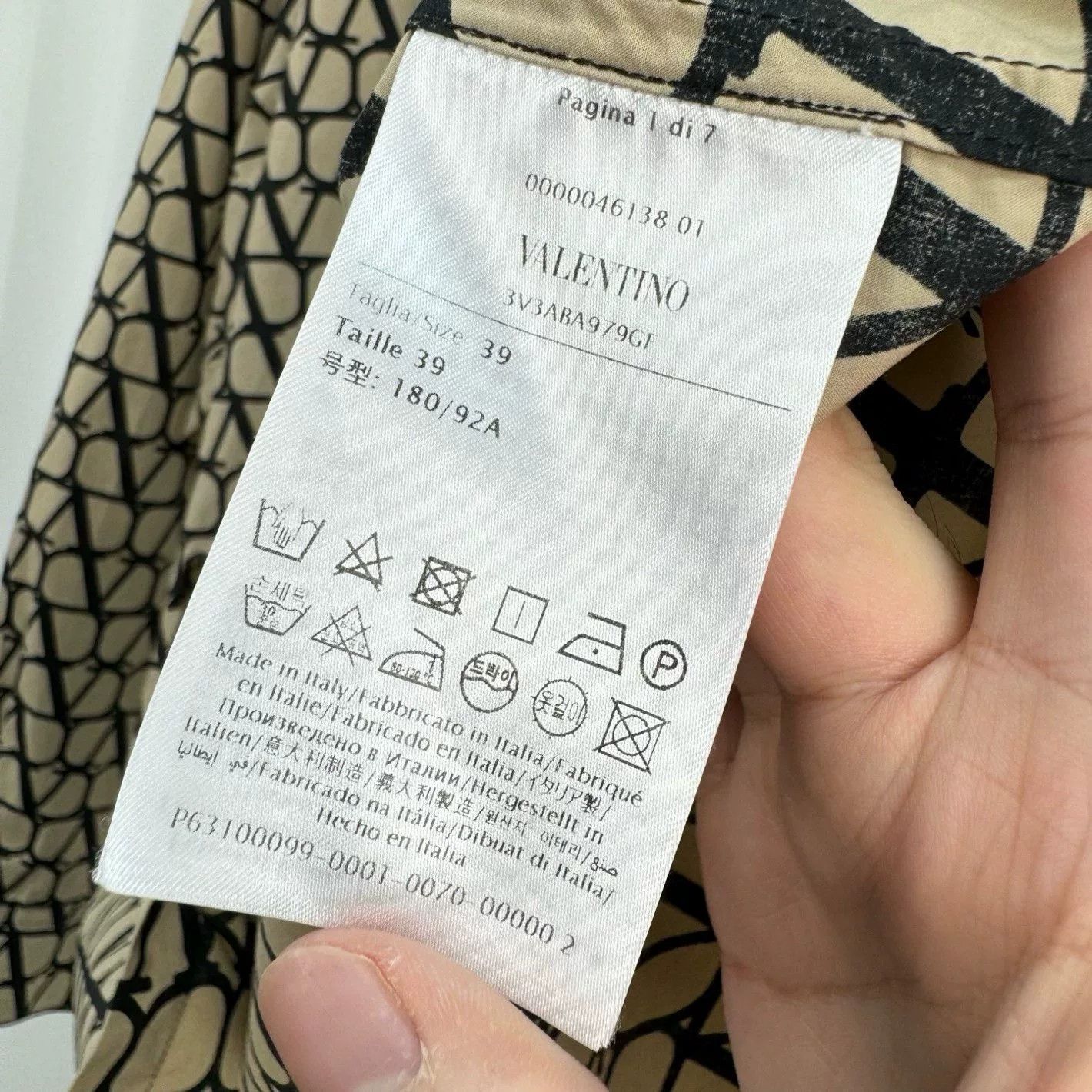 Valentino Valentino Logo Print Shirt Jacket Size US XS / EU 42 / 0 - 6 Thumbnail