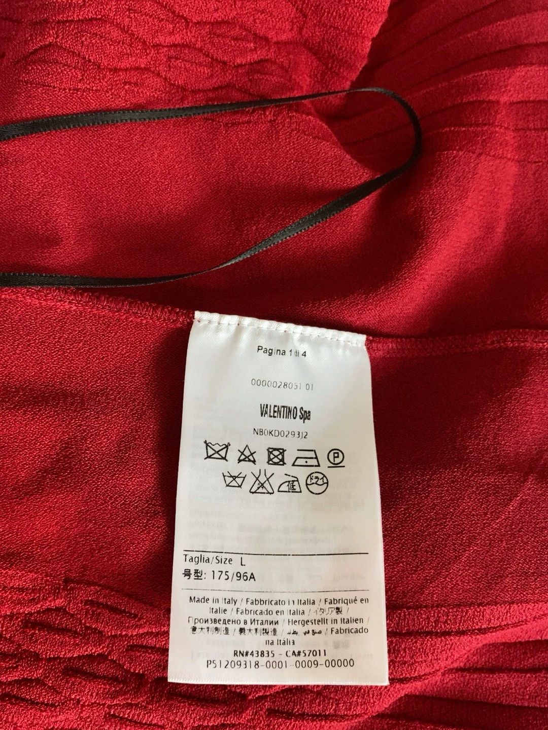 Valentino Valentino Red Knit Dress Size US XS / EU 42 / 0 - 8 Thumbnail