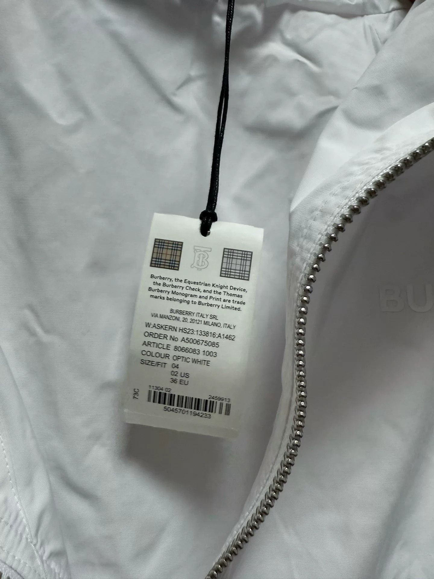 Burberry Burberry White Short Jacket Size US L / EU 52-54 / 3 - 4 Thumbnail