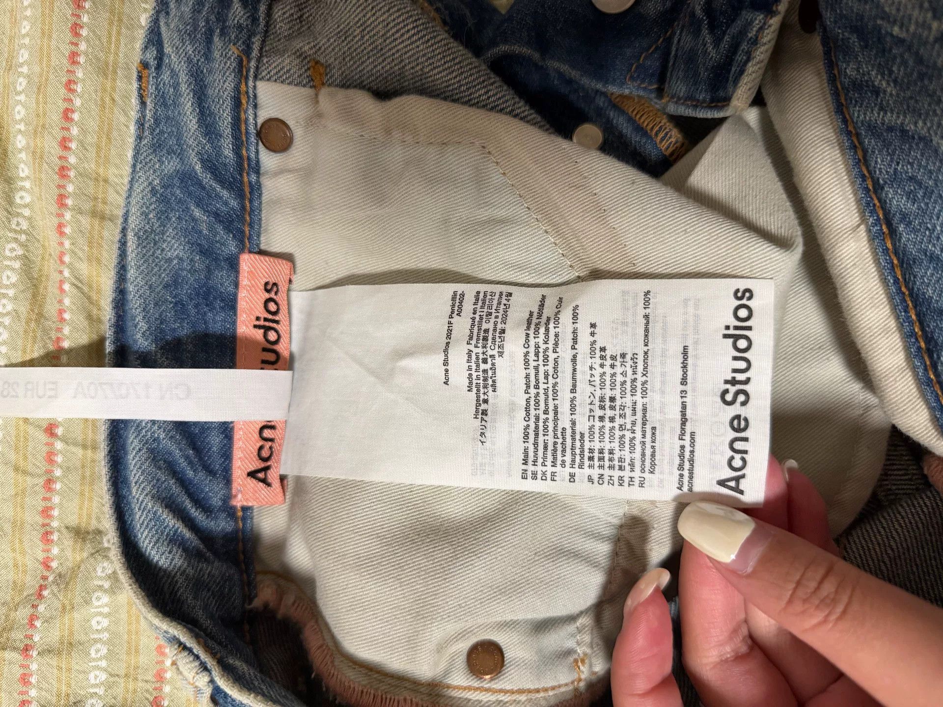 Acne Studios Acne Studios Distressed Denim Pants for Women Size US 28 / EU 44 - 6 Thumbnail