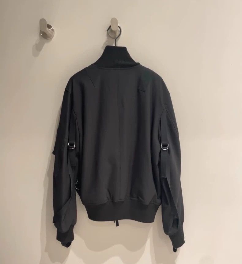 Helmut Lang Helmut Lang Wool Strap Bomber Jacket Size US XL / EU 56 / 4 - 2 Thumbnail