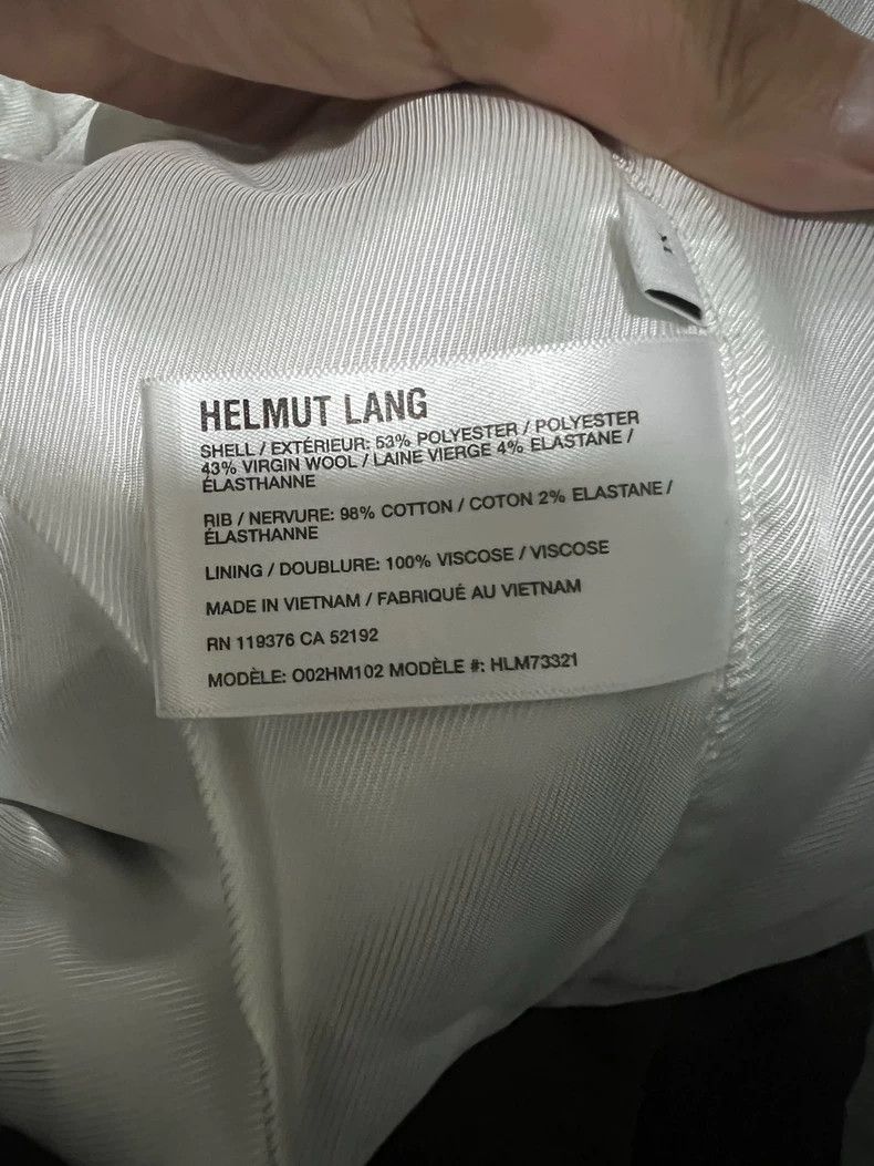 Helmut Lang Helmut Lang Wool Strap Bomber Jacket Size US XL / EU 56 / 4 - 3 Thumbnail