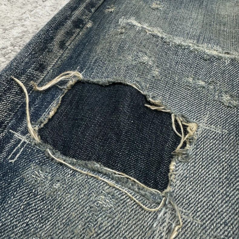 Neighborhood NEIGHBORHOOD 20SS Distressed Denim Jeans Size US 31 - 4 Thumbnail