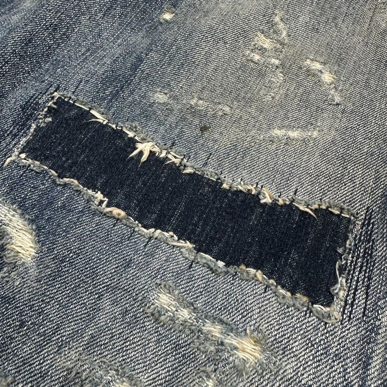Neighborhood NEIGHBORHOOD 20SS Distressed Denim Jeans Size US 31 - 3 Thumbnail